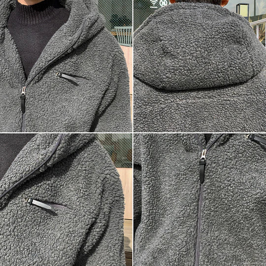 No. 3562 WOOLEN FLEECE ZIP-UP HOODED JK