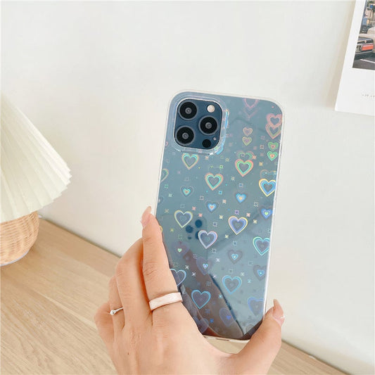 Holographic Hearts Case