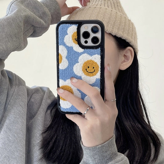 Embroidered Sunflower Case